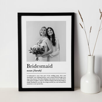 Personalised Bridesmaid Gift, Wedding Thank You, 3 of 6