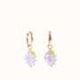 Purple Grape Earrings, thumbnail 1 of 4
