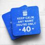 Personalised Mug 'Keep Calm 40th Birthday', thumbnail 4 of 6