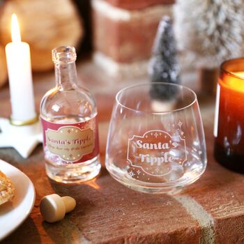 Santa's Tipple Whisky Glass, 3 of 3