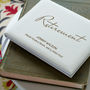 Personalised Retirement Leather Guest Book, thumbnail 1 of 4