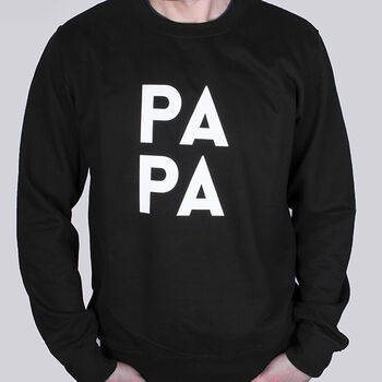 'Papa' Dad Sweatshirt Jumper, 2 of 8