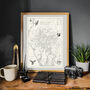 Personalised Lake District Illustrated Map, thumbnail 4 of 11