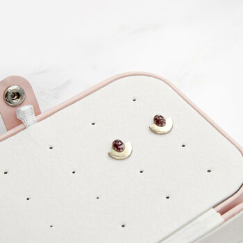 Personalised Blush Pink Jewellery Case, 4 of 6
