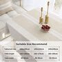 Khaki Cotton Linen Rectangular Table Cloth, thumbnail 4 of 7