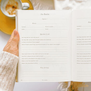 Olive Leaves Wedding Planner Book, 8 of 12