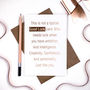 Good Luck Card In Rose Gold Foil, thumbnail 2 of 4