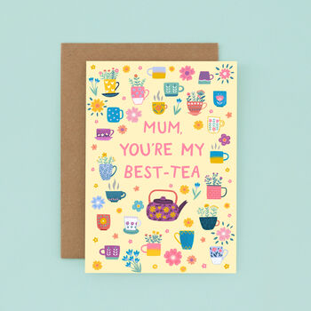 Cute Mother's Day Card You're My Best Tea, 2 of 3