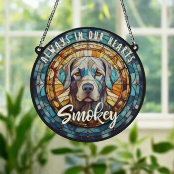 Labrador Silver Memorial Suncatcher, 3 of 6