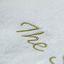 Personalised Embroidered Table Runner, thumbnail 3 of 6