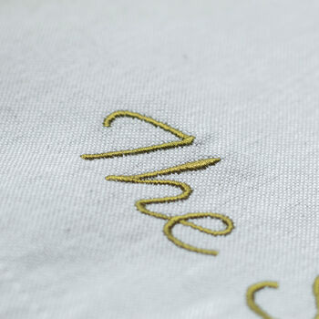 Personalised Embroidered Table Runner, 3 of 6