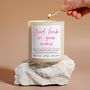Personalised Good Luck Exams Candle Gift Set, thumbnail 2 of 6