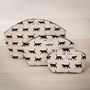 Cat Lovers Black Cats Gift Makeup Toiletry Wash Bag, thumbnail 2 of 4