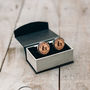 Daddy And Child Bear Own Text Personalised Cufflinks, thumbnail 5 of 9