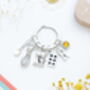 Chef Baking Personalised Keyring Cooking Gift, thumbnail 2 of 8