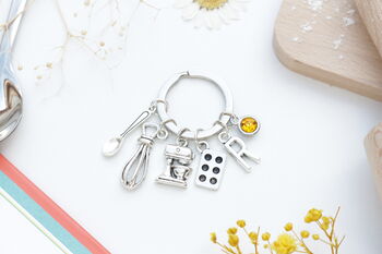 Chef Baking Personalised Keyring Cooking Gift, 2 of 8