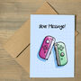 Personalised Gaming Controllers Greeting Card, thumbnail 2 of 2