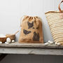 Personalised Hen Drawstring Bag, thumbnail 2 of 3