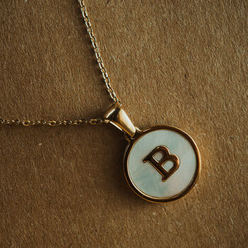 'Ina' Mother Of Pearl Pendant Necklace, 3 of 12