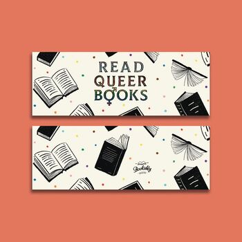 Read Queer Books Literary Bookmark, 2 of 5