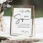 Personalised Hash Tag Wedding Sign, thumbnail 1 of 4