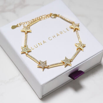 Etta Sparkling Star Bracelet, 7 of 10