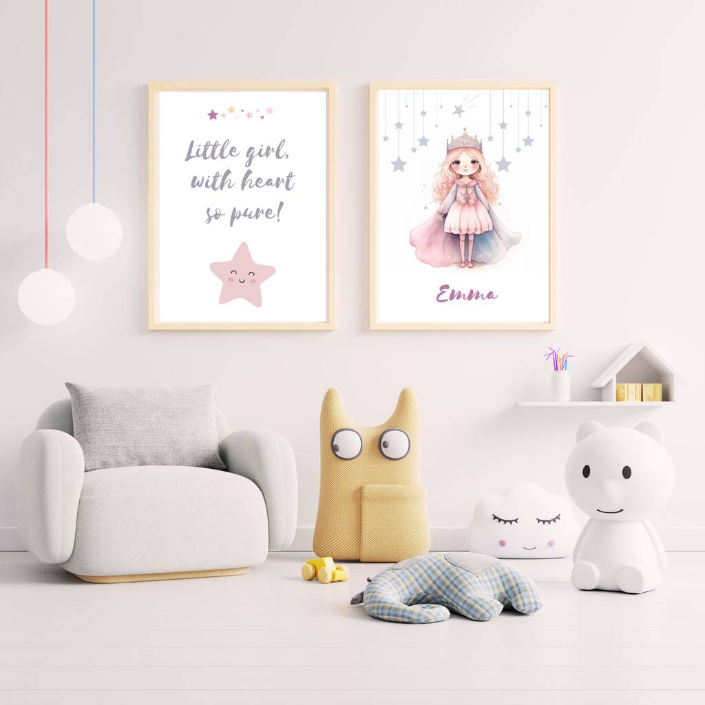 Personalised Wall Art For Girls By KEEDD