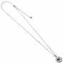 Harry Potter Sterling Silver Platform Nine Three/Four Necklace With Crystals, thumbnail 4 of 7