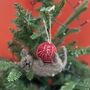 Personalised Cat Christmas Decoration With Ball Of Wool, thumbnail 3 of 4
