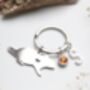 Personalised Cute Rat Keyring Rat Lover Gift. Rat Mom Gift, thumbnail 5 of 8