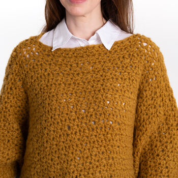 Beginners Poncho Crochet Kit, 6 of 12