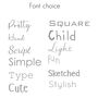 Owl Name Fabric Wall Stickers, thumbnail 6 of 6