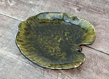 Green Alchemille Leaf Plate, 18cm, 3 of 4