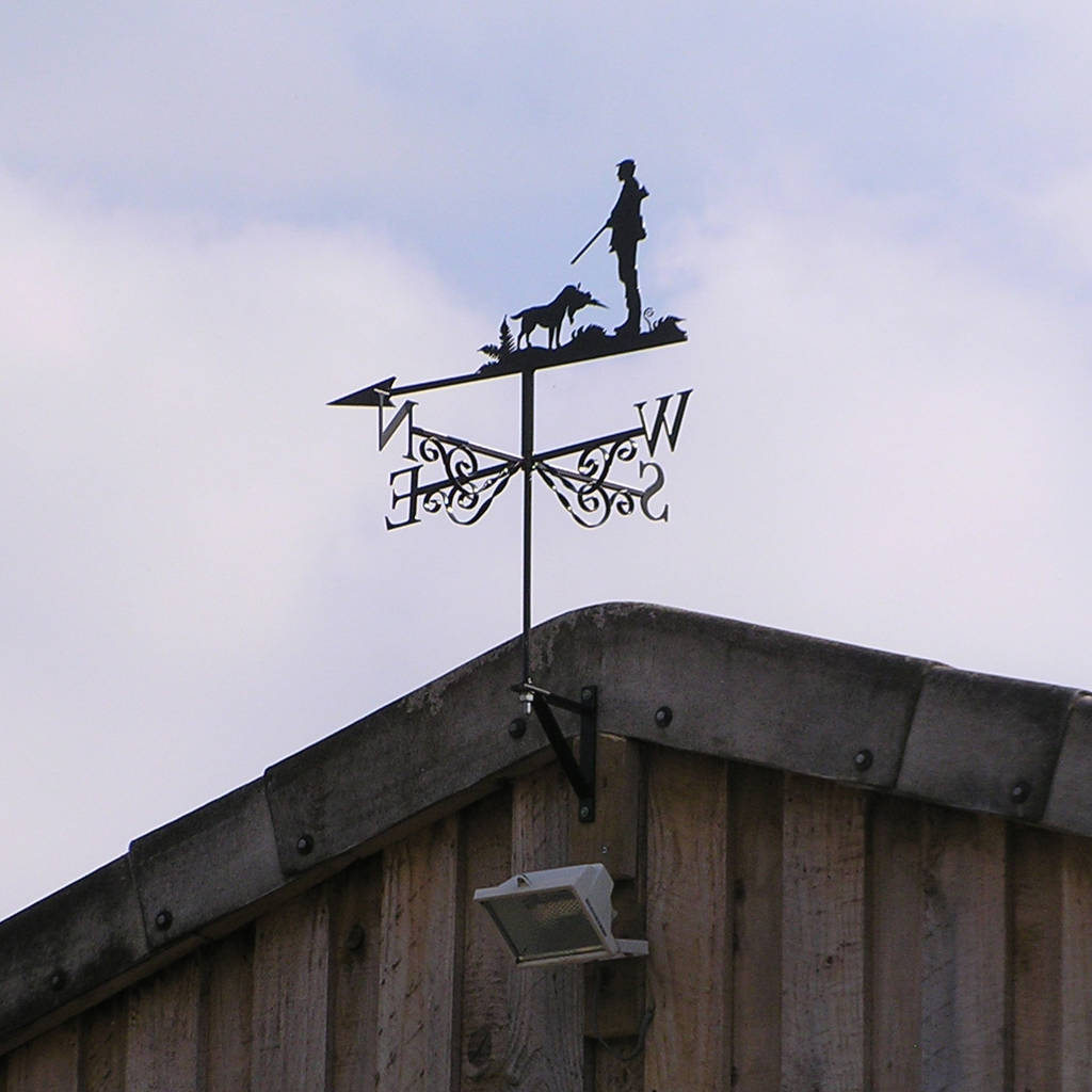 Gun Dog Weathervane By Black Fox Metalcraft