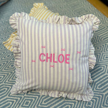 Embroidered Bespoke Cushions, 4 of 10