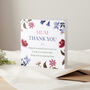 Illustrated Florals 'Thank You Mum' Mother's Day Card, thumbnail 2 of 3
