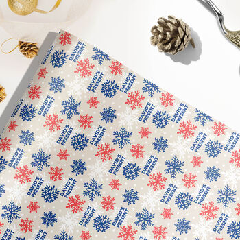 Personalised Matisse Inspired Christmas Wrapping Paper, 3 of 6
