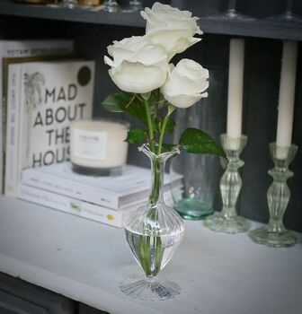 Fluted Glass Vase, 4 of 10