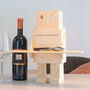 Personalised Robot Wooden Wine Box, thumbnail 1 of 5