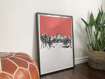 New York Central Park Personalised Art Print, 3 of 7