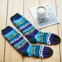 Handmade Nordic Woollen Slipper Socks, thumbnail 7 of 12