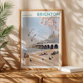 Brighton Pier Travel Poster, 3 of 9