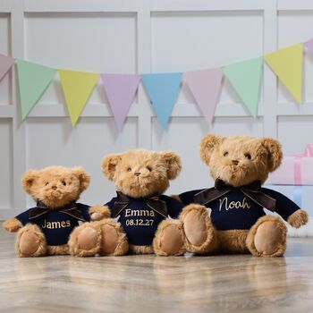 Personalised Keel Sherwood Medium Teddy Bear Soft Toy, 5 of 8