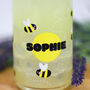 Personalised Bee Name Printed Can Glass, thumbnail 3 of 8