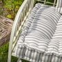 French Style Striped Cotton Seat Pad Collection, thumbnail 5 of 7