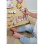 Personalised Wooden Pastel Pink Activity Walker Toy, thumbnail 8 of 10