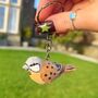 Wooden British Bird Keyring, thumbnail 5 of 11