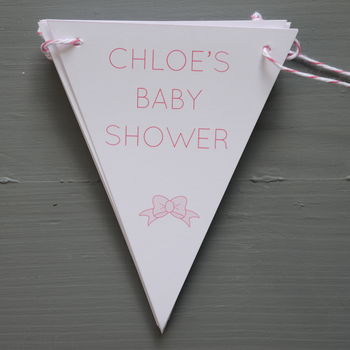 Personalised Baby Shower Bunting, 6 of 10
