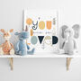 'You are so loved' Cute Scandi Monsters Kids Prints, thumbnail 2 of 5