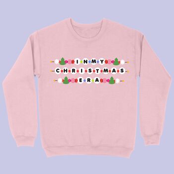 In My Christmas Era Friendship Bracelet Sweatshirt, 2 of 2